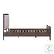 Hella Taupe Velvet Queen Upholstered Bed