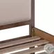 Hella Taupe Velvet Queen Upholstered Bed