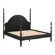 Rosalie Black King Poster Bed