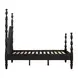 Rosalie Black King Poster Bed