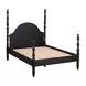 Rosalie Black Queen Poster Bed