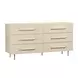 Trident Taupe 6 Drawer Dresser