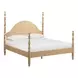 Rosalie Natural King Poster Bed