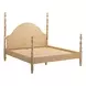 Rosalie Natural King Poster Bed