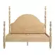 Rosalie Natural King Poster Bed