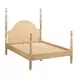 Rosalie Natural Queen Poster Bed