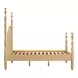 Rosalie Natural Queen Poster Bed