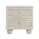 Grappa Whitewashed 2 Drawer Nightstand