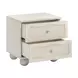 Corey Cream Performance Fabric Upholstered Storage Panel Bedroom Set