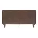 Sierra Dark Chocolate Brown 6 Drawer Dresser