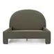 Orphea Kale Green Performance Fabric Upholstered Panel Bedroom Set