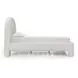 Orphea Off White Performance Fabric Queen Upholstered Panel Bed