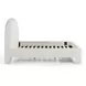 Orphea Off White Performance Fabric King Upholstered Panel Bed