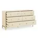 Pesce Cream 6 Drawer Dresser