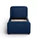 Briella Navy Blue Performance Velvet Upholstered Panel Storage Trundle Bedroom Set