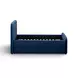 Briella Navy Blue Performance Velvet Upholstered Panel Storage Trundle Bedroom Set