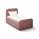 Briella Salmon Performance Velvet Upholstered Panel Storage Trundle Bedroom Set