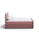 Briella Salmon Performance Velvet Upholstered Panel Storage Trundle Bedroom Set