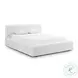 Meena Cream Upcycled Linen Upholstered Panel Storage Bedroom Set