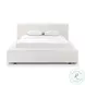 Meena Cream Upcycled Linen Upholstered Panel Storage Bedroom Set