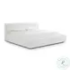 Meena Cream Upcycled Linen King Upholstered Storage Bed
