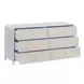 Patty Pastel Blue 6 Drawer Dresser
