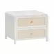 Patty White 2 Drawer Nightstand