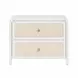 Patty White 2 Drawer Nightstand