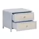 Patty Pastel Blue 2 Drawer Nightstand