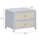 Patty Pastel Blue 2 Drawer Nightstand