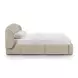 Corey Taupe Performance Fabric Queen Upholstered Storage Panel Bed