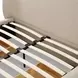 Corey Taupe Performance Fabric Queen Upholstered Storage Panel Bed