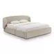 Corey Taupe Performance Fabric King Upholstered Storage Panel Bed