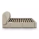 Corey Taupe Performance Fabric King Upholstered Storage Panel Bed