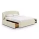 Corey Cream Performance Fabric Upholstered Storage Panel Bedroom Set