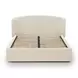 Corey Cream Performance Fabric Upholstered Storage Panel Bedroom Set