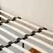 Corey Cream Performance Fabric Queen Upholstered Storage Panel Bed