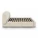 Corey Cream Performance Fabric King Upholstered Storage Panel Bed