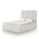Parker Cream Performance Fabric Upholstered Panel Bedroom Set