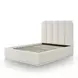 Parker Cream Performance Fabric Upholstered Panel Bedroom Set