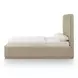 Parker Tan Performance Fabric Queen Upholstered Panel Bed