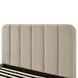 Parker Tan Performance Fabric King Upholstered Panel Bed
