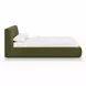 Isla Green Performance Velvet Queen Upholstered Panel Bed