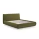 Isla Green Performance Velvet Queen Upholstered Panel Bed