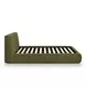 Isla Green Performance Velvet Queen Upholstered Panel Bed