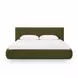 Isla Green Performance Velvet King Upholstered Panel Bed