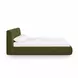 Isla Green Performance Velvet King Upholstered Panel Bed