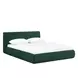 Isla Forest Green Performance Chenille Queen Upholstered Panel Bed