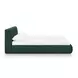 Isla Forest Green Performance Chenille Queen Upholstered Panel Bed