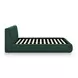 Isla Forest Green Performance Chenille Queen Upholstered Panel Bed